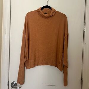 Free People We the Free Burnt Orange Shirt